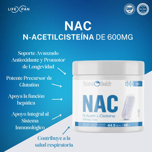 N-Acetilcisteína beneficios comprobados