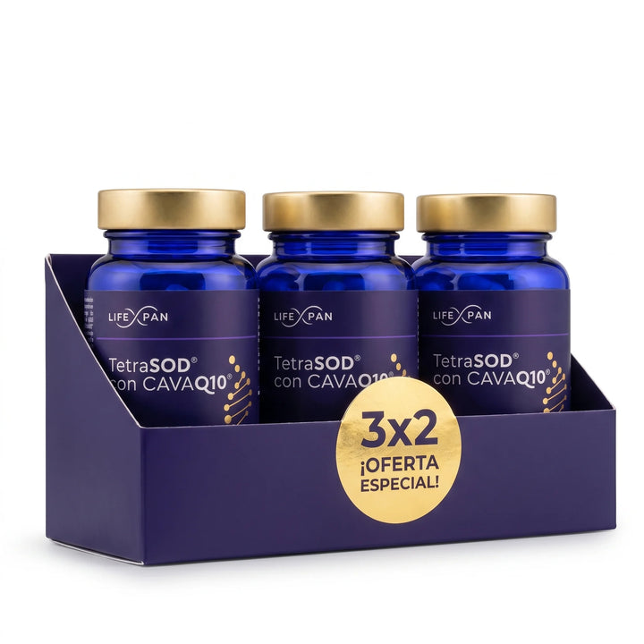 Pack 3x2 · CavaQ10® + TetraSOD®