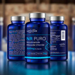 Combo Longevidad LifeXpan® | NR Puro 60 + Magnesio Bisglicinato + Optimal | Aumenta NAD+, Vitalidad, Sueño Reparador y Sistema Inmune | 3 Suplementos Premium