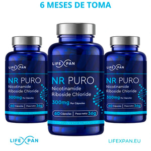 Lifexpan NR puro 60 capsulas 3 botes