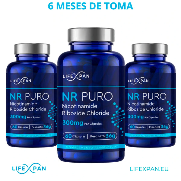 Lifexpan NR puro 60 capsulas 3 botes