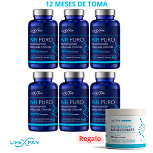 Lifexpan NR puro 60 capsulas 1 año
