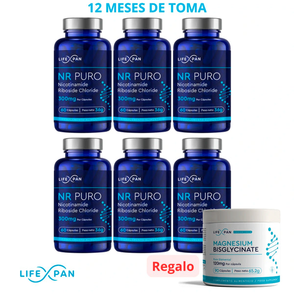 Lifexpan NR puro 60 capsulas 1 año