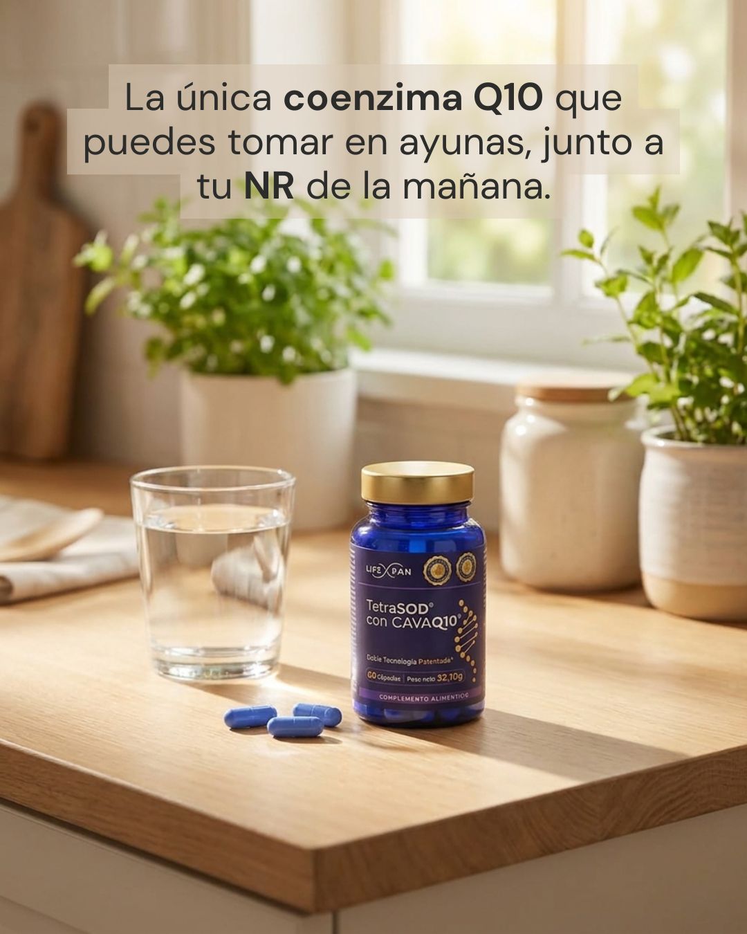 CoQ10 y NR: cómo montar tu rutina de energía celular matutina
