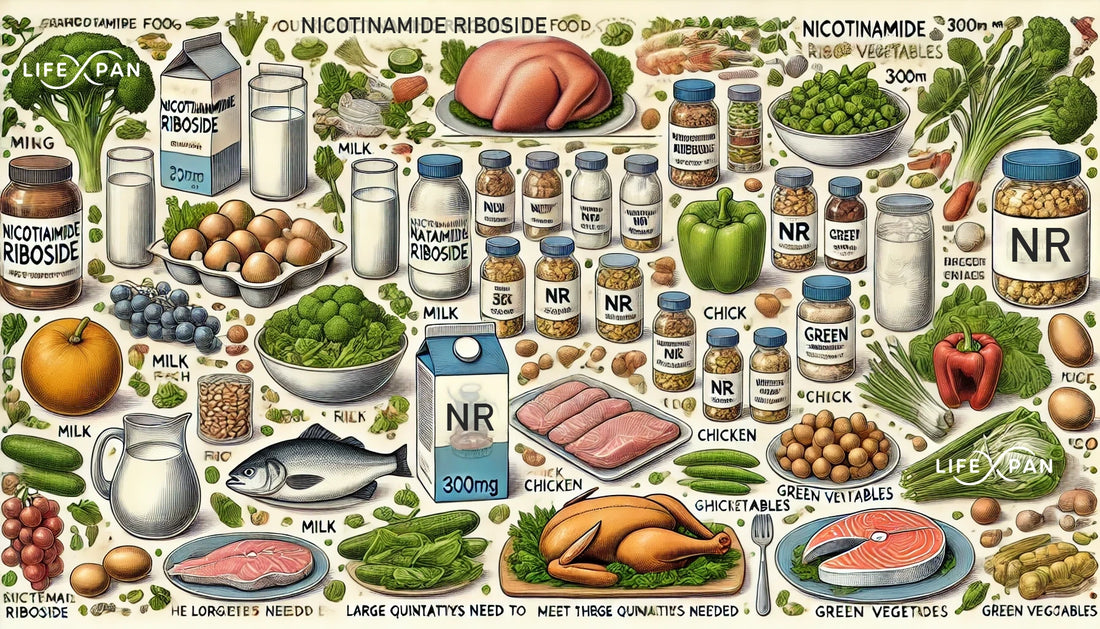 ¿Qué alimentos contienen NR y cuánto habría que comer?