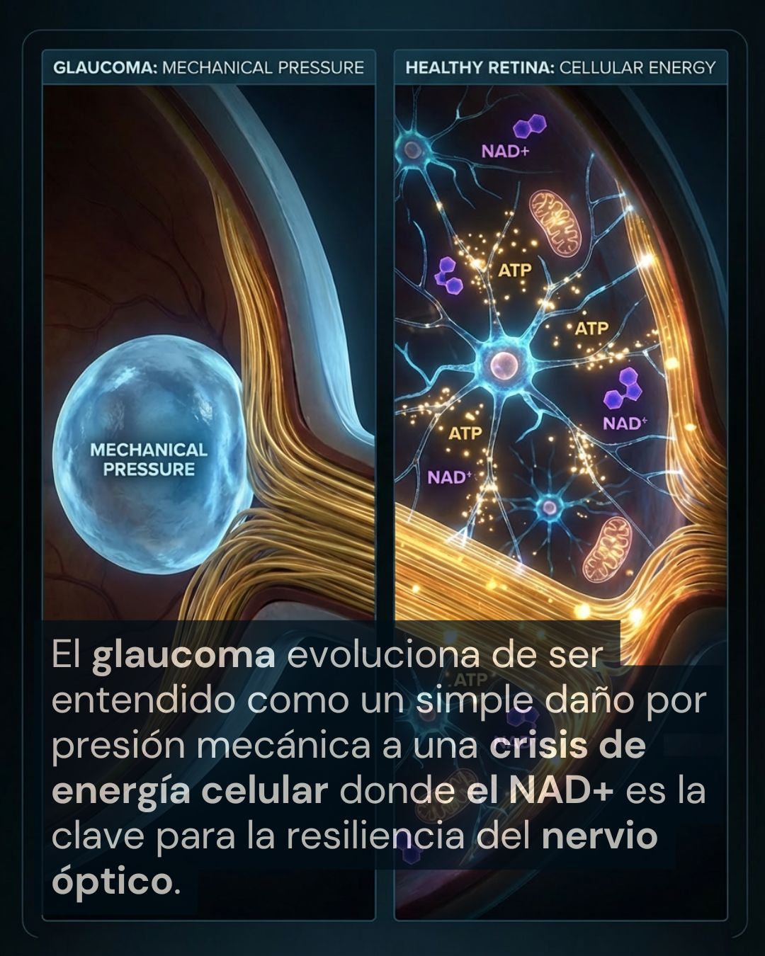El NAD+ y la prevención del glaucoma