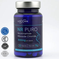 LifeXpan® NR Puro 30 – Nicotinamida Ribósido 300 mg | 30 cápsulas