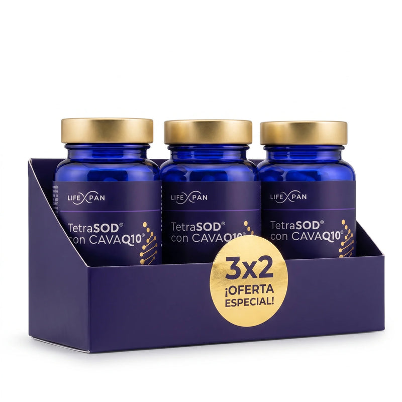 Pack 3x2 · CavaQ10® + TetraSOD®