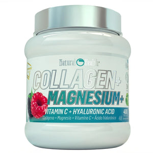 Colágeno + Magnesio + Ácido hialurónico + Vitamina C  | Sabor Frutos del Bosque | 400 gr