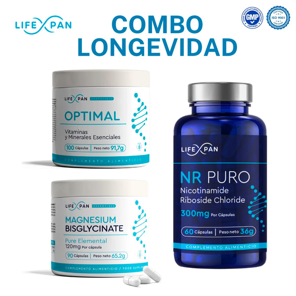 combo lifexpan complementos alimenticios longevidad