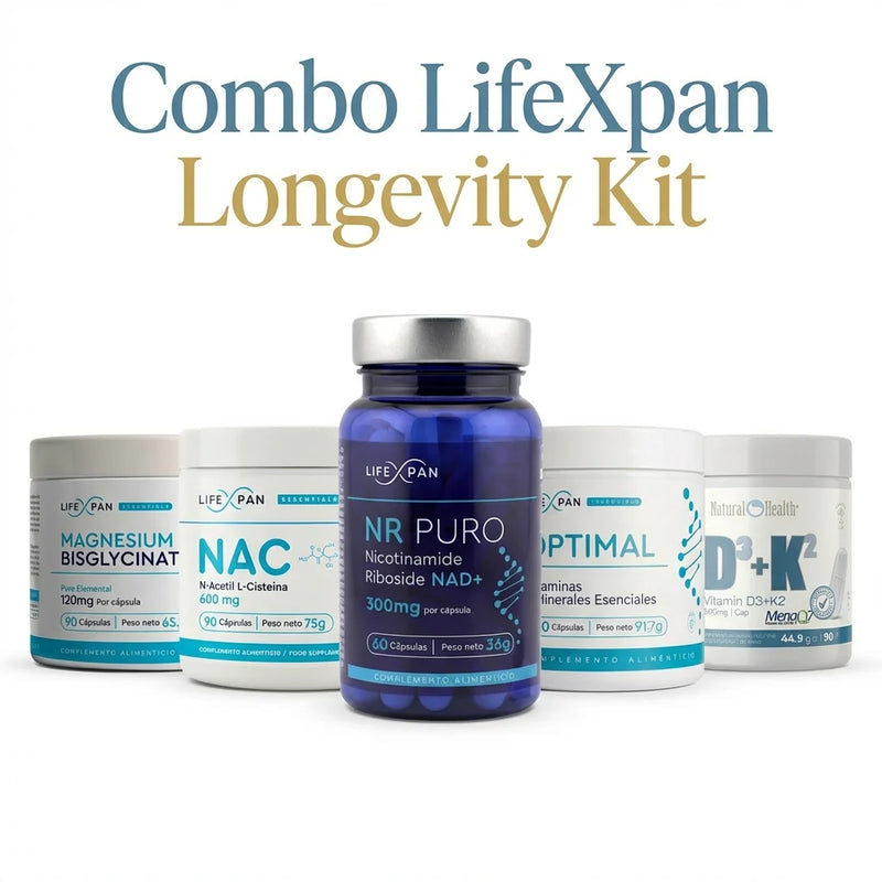 LifeXpan Longevity - 5 suplementos Premium