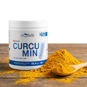 Curcumin Cursol® + Bioperine® Producto Patentado con Jengibre y Vitamina C | Cúrcuma de Alta Biodisponibilidad | 60 Cápsulas