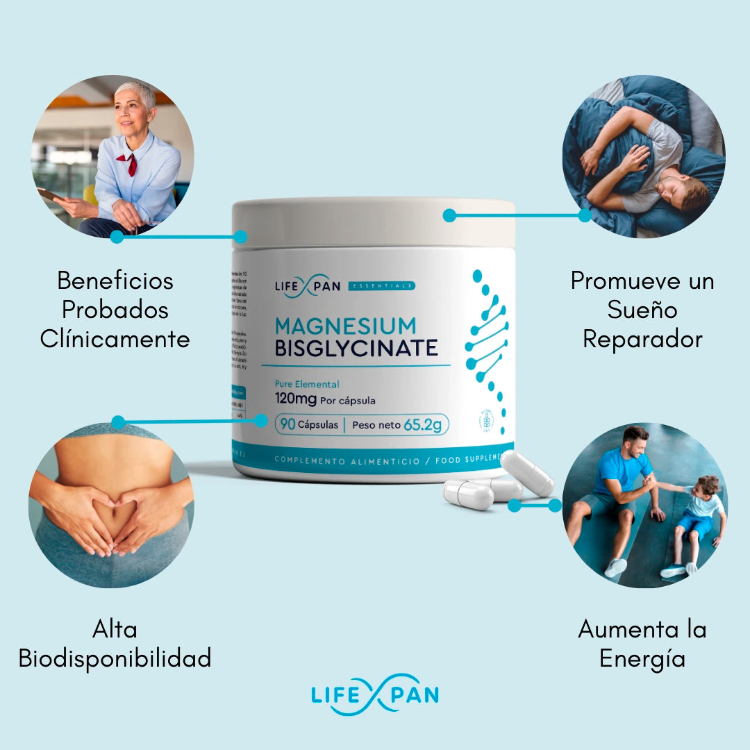 bisglicinato de magnesio de lifexpan beneficios
