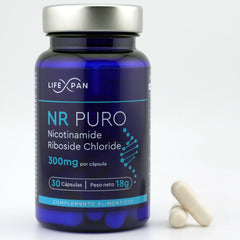 LifeXpan® NR Puro 30 | Avanzado NAD+ | Nicotinamida Ribósido Pura 300 mg | 30 cápsulas
