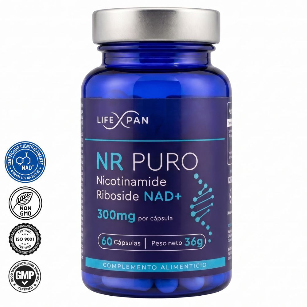 LifeXpan® NR PURO 60 caps | Avanzado NAD+ | Nicotinamida Ribósido Pura