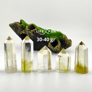Citrino Punta Canalizadora Natural – Cristal Energético para Prosperidad, Abundancia y Transmutación de Energías – LifeXpan
