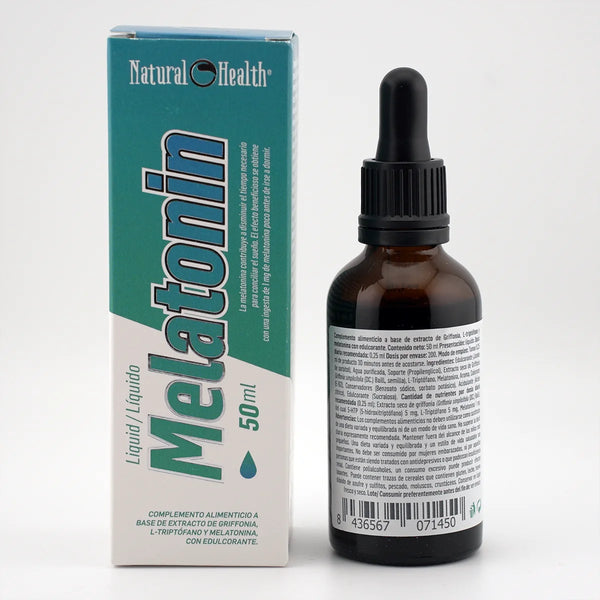Melatonina Líquida 50ml – ingredientes reverso