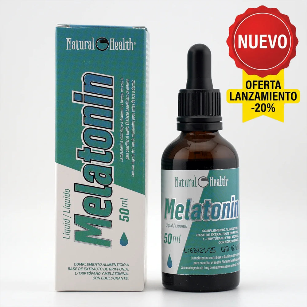 Melatonina Líquida 50ml – Formato Sublingual de Alta Absorción – Apoyo para el Sueño Reparador, Descanso Profundo y Longevidad Celular (OFERTA LANZAMIENTO)