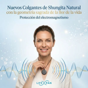 Super Pack x2 Shungita Pirámide 60mm Pulida + Colgante Flor de la Vida + x2 Protección Movil 28mm – Nuevo Diseño by Rudy Bianco | 100 % Original Natural de Karelia (Rusia) | Protección Electromagnética - LifeXpan® Quantum Shield