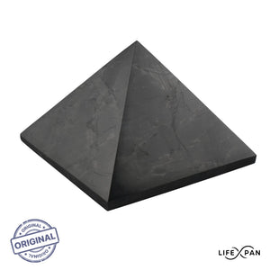 Pirámide Shungita natural de Karelia 