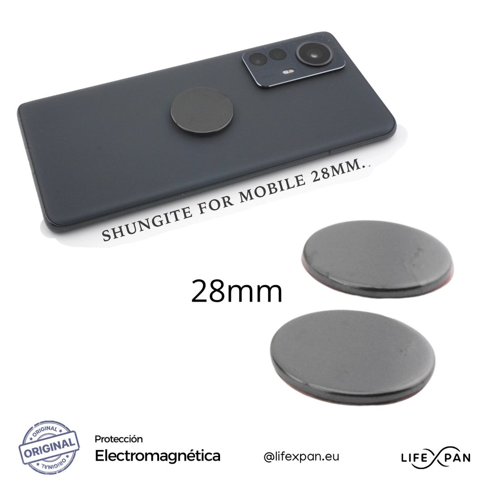 Protección Luxury Shungita 28mm para móviles