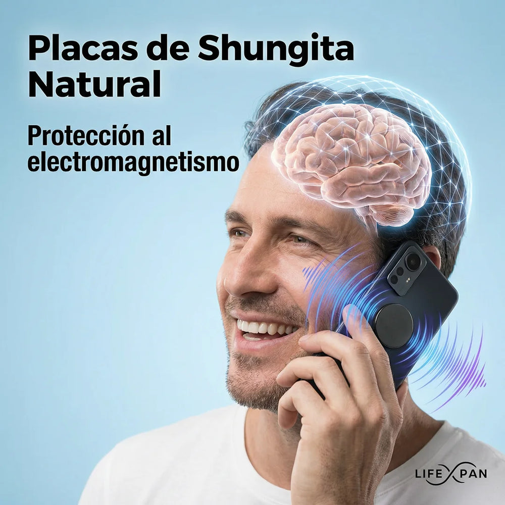 Super Pack x2 Shungita Pirámide 60mm Pulida + Colgante Flor de la Vida + x2 Protección Movil 28mm – Nuevo Diseño by Rudy Bianco | 100 % Original Natural de Karelia (Rusia) | Protección Electromagnética - LifeXpan® Quantum Shield