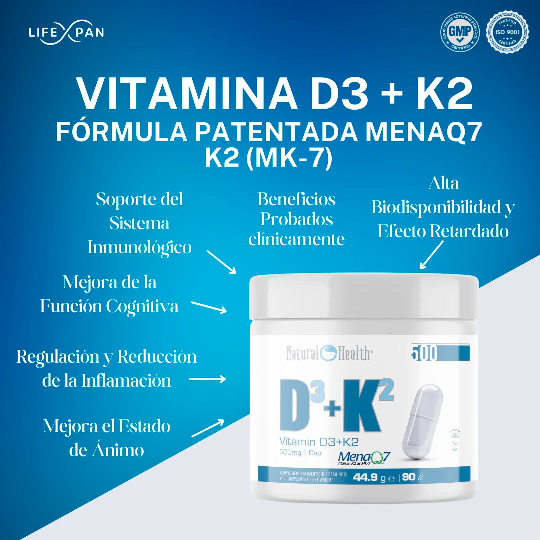 vitamina d3 + k2 patentada